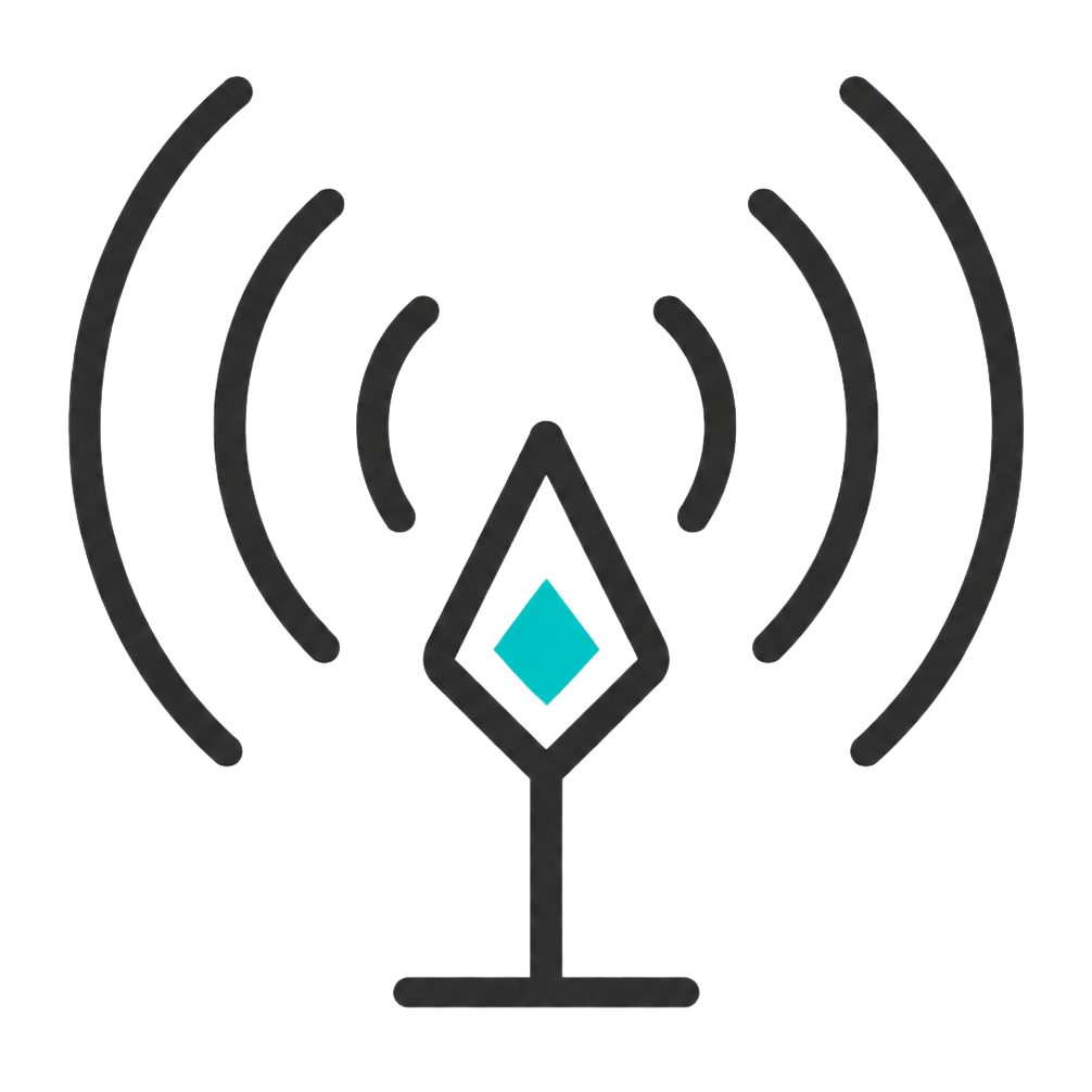 Icono de instalación segura de antenas